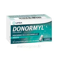 Donormyl 15 Mg Comprimés Pelliculés Sécables T/10 à MONTPELLIER