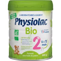 Physiolac Bio 2 Lait Pdre B/800g à MONTPELLIER