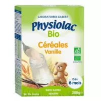 Physiolac Céréales Vanille Bio B/200g à MONTPELLIER