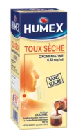 Humex 0,33 Mg/ml Solution Buvable Toux Sèche Oxomemazine Sans Sucre édulcorée à L'acésulfame Potassique Fl/150ml à MONTPELLIER