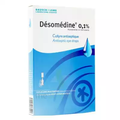 Desomedine 0,1 % Collyre Sol 10fl/0,6ml à MONTPELLIER